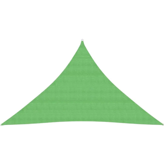 solsejl 3,5x3,5x4,9 m 160 g/m² HDPE mørkegrøn