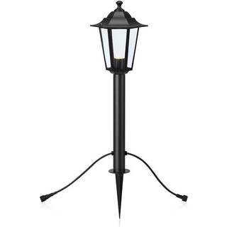 Garden 24 LED-gadelampe lygte, sort, 3W