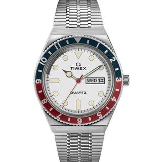 Timex Q Reissue Quartz White Dial Stainless Steel Strap Men's Watch TW2U61200