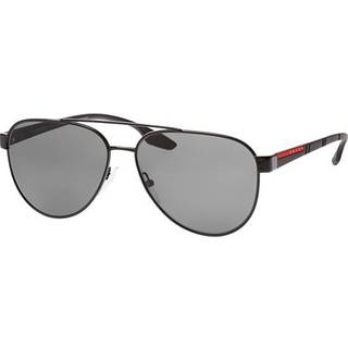 Prada Linea Rossa Mand PS 54TS LIFESTYLE 1AB5Z1 Solbriller Metal Sort Grå Pilot Polariseret