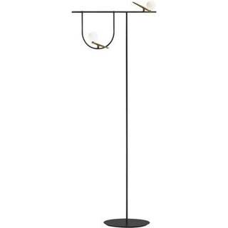 Artemide Yanzi F gulvlampe sort-messing