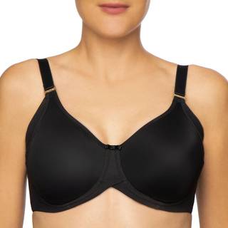 Felina Divine Vision Minimizer Bra With Wire - Black - D 100