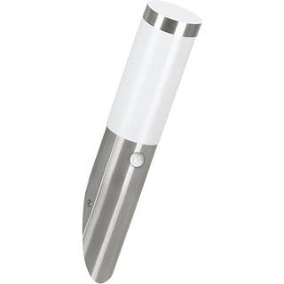 EGLO HELSINKI udendørs væglampe m/sensor, H390 mm, til E27, IP65 - stål/opal