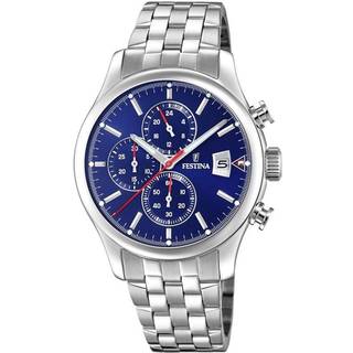 Festina F20374-2 Blå/Stål Ø43 mm