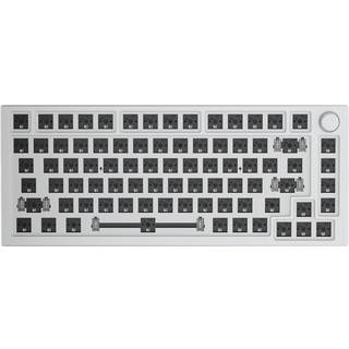 Glorious GMMK PRO 75% Barebone - ANSI - White Ice - Gaming Tastatur - Uden Numpad - Universal - Hvid