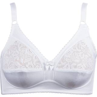 Damella Classic Soft Bra - White - C 100