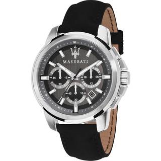 Maserati R8871621006 Successo Grå/Læder Ø44 mm