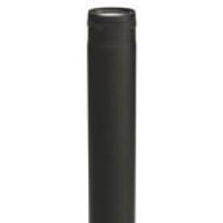 Metalbestos 100 mm længde 1000 mm x 1mm. Sort røgrør