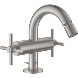 Grohe Atrio new Classsic togrebsbatteri 126mm tud t/bidet m/bv Supersteel