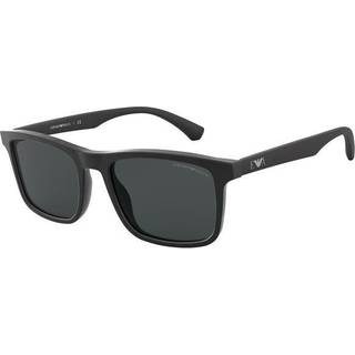 Emporio Armani EA4137 504287 54 Solbriller Mænd Black - Matte Black - 54mm