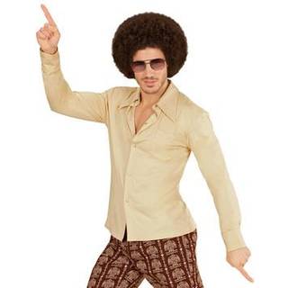 Beige 70er skjorte