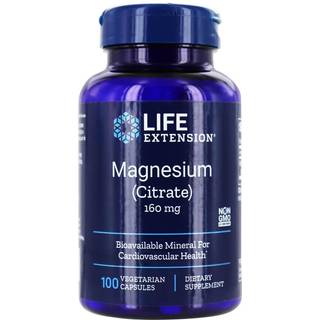 Magnesium (Citrat), 100mg - 100 kapsler