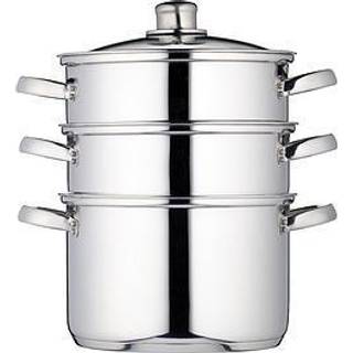 Kitchen craft Three Tier Dampkoger 22 cm, 3 lag