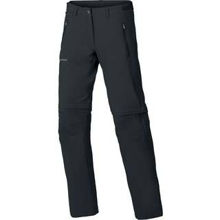 Vaude Women's Farley Stretch Zip Off T-Zip Pants II Trekking bukser Damer størrelse 36 - Long farve sort