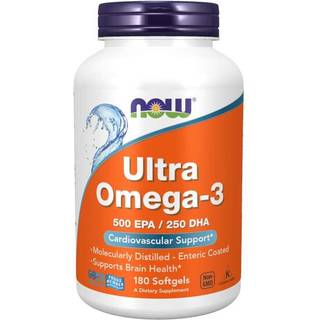 NOW Foods Ultra Omega-3 kvæggelatine softgels