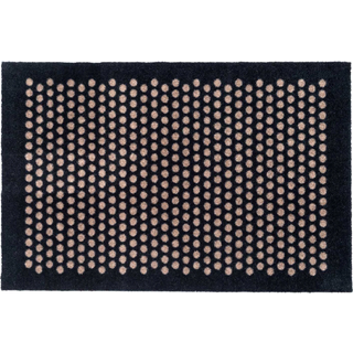 tica copenhagen Dot dørmåtte Black/sand, 60x90 cm