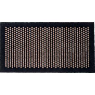 tica copenhagen Dot entrétæppe/løber Black/sand, 67x120 cm