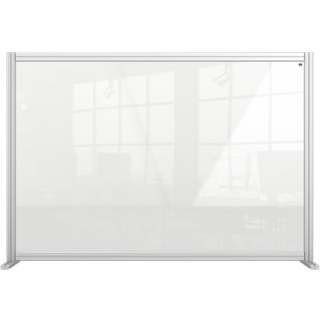 Nobo Premium Plus bordafskærming i klar akryl 140x100cm