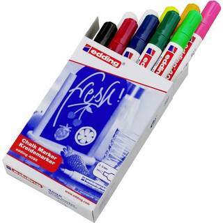 Edding 4095-999 kridt marker 10 farve sortiment, rund spids 2-3mm