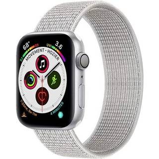Apple Watch 5 (40mm) Nylon Armbånd - Summit White