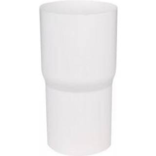 Plastmo rørsamlemuffe Ø90 hvid 5240350