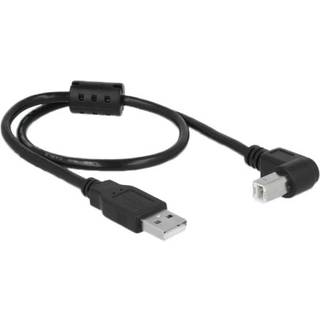 DeLOCK Cable USB 2.0 Type-A male > USB 2.0 Type-B male angled 0.5 m