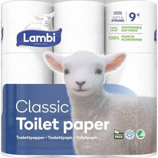 Lambi Classic Plus, toiletpapir 3-lags, 28 ruller