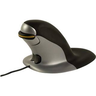 Fellowes Penguin Small - Vertical mouse - Laser - Sølv