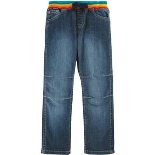 Frugi Blå Konkave Blød Talje Pull-Up Jeans4 - 5 år (104 - 110cm)