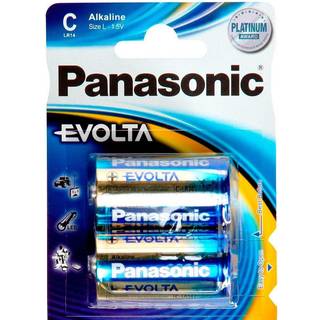 Panasonic Evolta Alkaline C / LR14/ Baby batterier (2 stk)