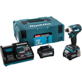 Makita XGT TD001GD201 - impact wrench - cordless - 2 batteries included charger