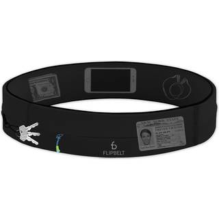 FlipBelt Zipper Belt, S, Black
