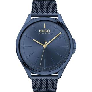 HUGO 1530136 Smash Blue IP Mesh Bracelet Watch - W45253