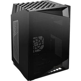 SilverStone Lucid LD03-AF - Kabinet - Tower - Sort