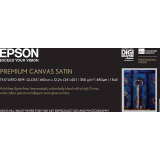 EPSON PREMIUM SATIN CANVAS 24" 12 M.