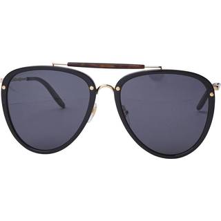 Gucci Mand GG0672S 001 Solbriller Acetat Sort Grå Pilot Normal
