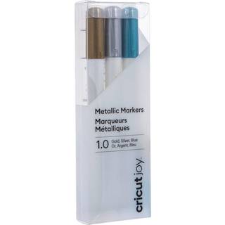 Joy Metallic Marker gold-silber-blau 1,0mm 3 Stück - Mehrfarbig