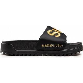 Superdry Fladformede badesandaler i satin