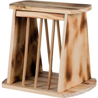 Trixie Hay manger with lid wood/flamed 25 × 22 × 18 cm
