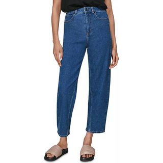 Whistles Whistles Blue High Waist Barrel Taper Leg Jeans