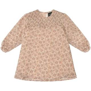 Petit By Sofie Schnoor Kjole Melina Light Beige Flowers