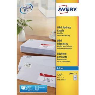 Avery - address labels - 1625 pcs. - 21.2 x 38.1 mm