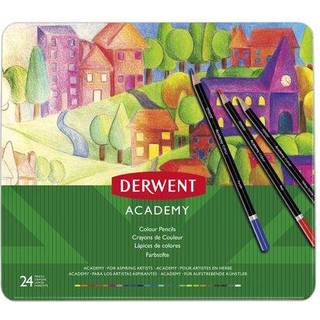 Academy farveblyanter 24 stk. Derwent 2301938 (3stk)