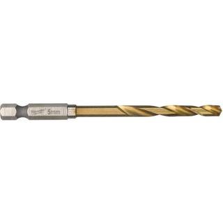 Spiralbor HSS-G TiN 1/4" 6kt skaft 6,8mm