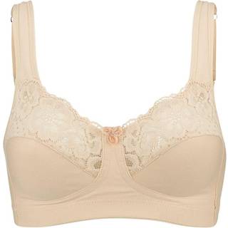 Swegmark Cotton Bloom Fairtrade Soft Bra - Creme - B 85