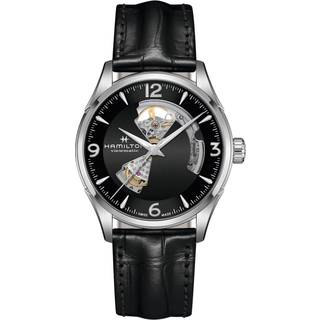 Hamilton Jazzmaster Viewmatic Open Heart Automatic Black Skeleton Dial Men's Watch H32705731
