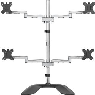 StarTech.com Quad-Monitor Stand - For up to 32" VESA Mount Monitors - stand (adjustable arm)