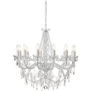 IMPERIAL LED Lysekrone, 12 arme, E14, Nielsen Light - Glas/metal