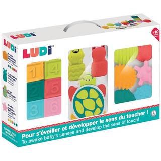 LUDI legesæt med klodser og sansebolde (På lager i butik)