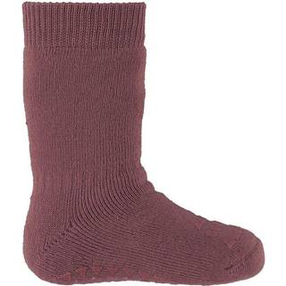 GOBABYGO Skridsikre Strømper Tyk Bomuld - Misty plum